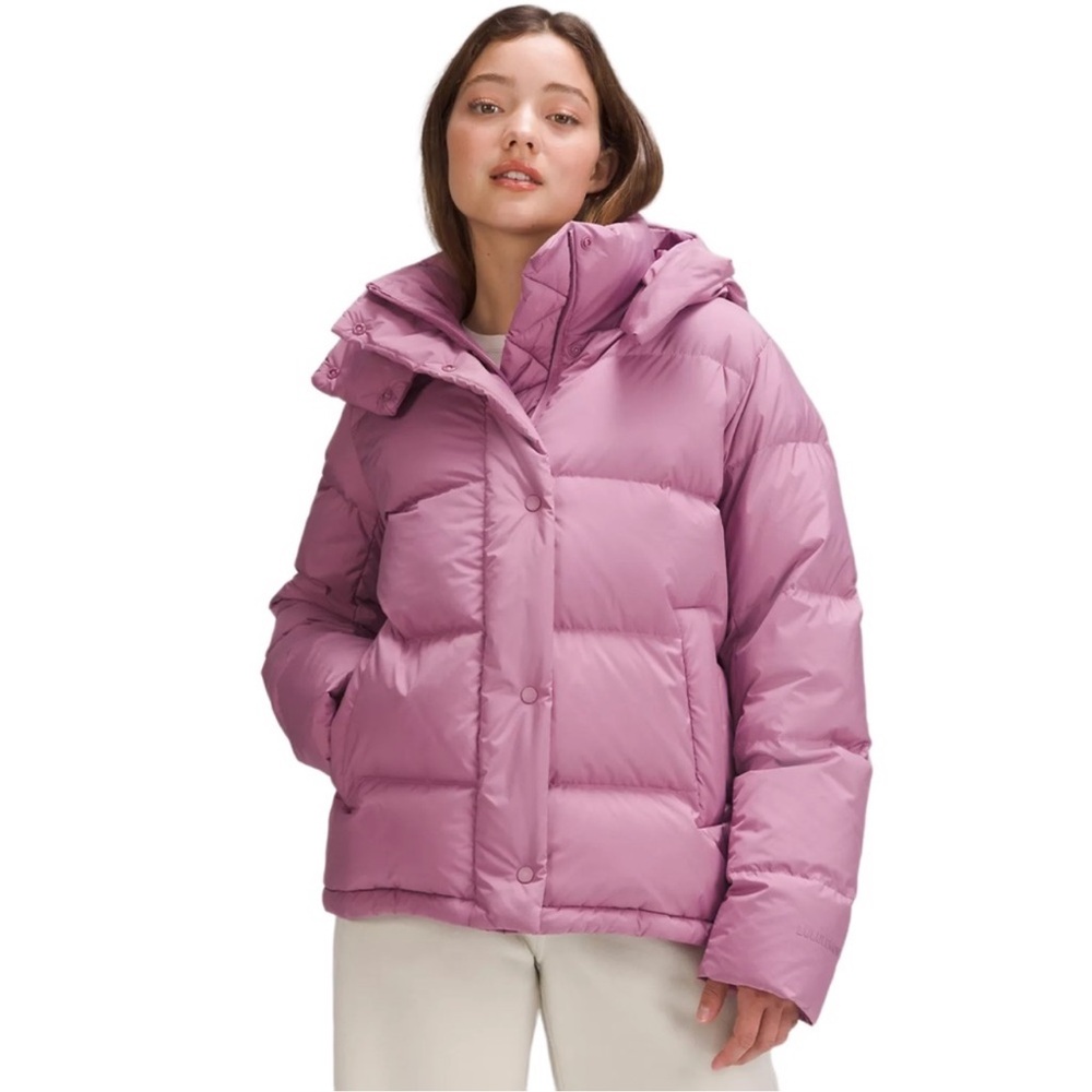 Lululemon Wunder Puff Jacket Velvet Dust Size 2 Like New